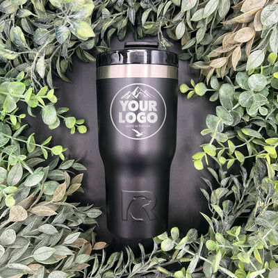 Branded engraved tumbler